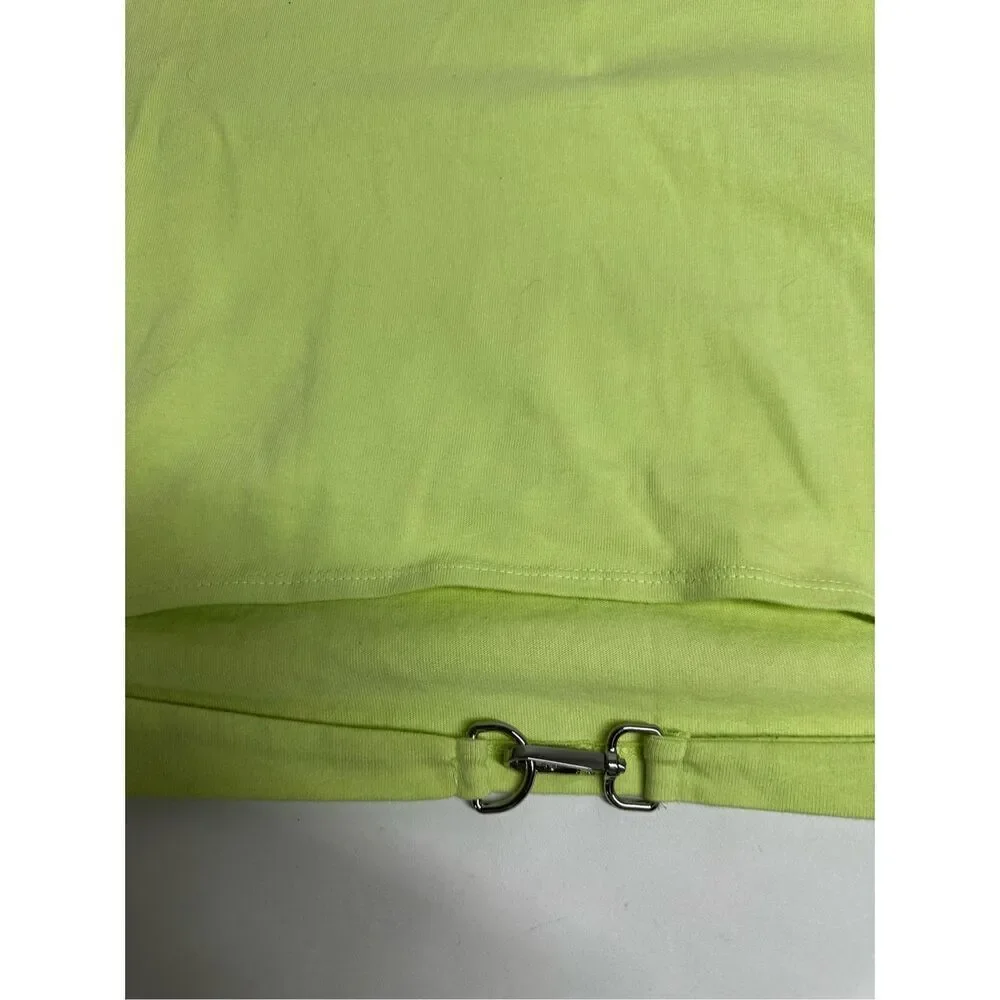 Forever 21 Women’s Solid Lime Green Short Sleeve Crew Neck Basic T-Shirt Size M